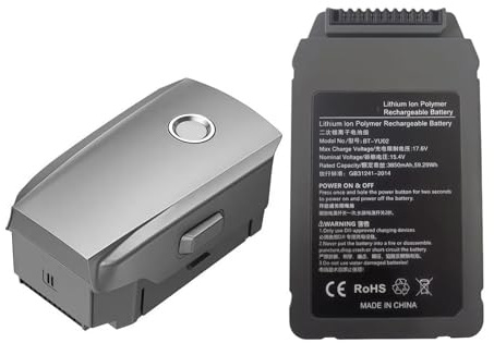 Fleixoaptv Baterías De Vuelo Inteligentes De 3850 MAh Y 15,4 V, Compatible con dji Mavic 2/Mavic 2 Pro Zoom. Repuestos(1pcs Battery)