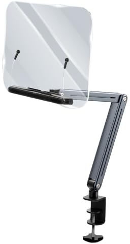 Flexibler Arm Halterung für Tablet und Laptop, einfache Höhe, ergonomischer Arm für Büro, Heimstudio, verstellbarer Ständer für optimiertes Lesen