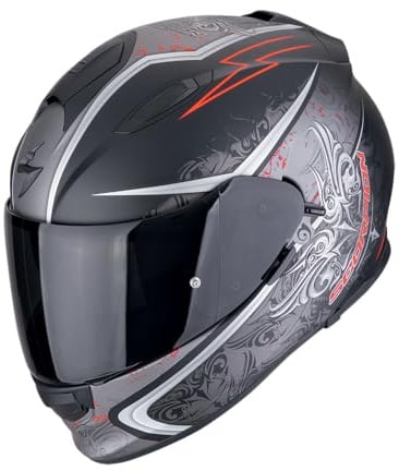SCORPION EXO-491 RUN Matte Black-Red S