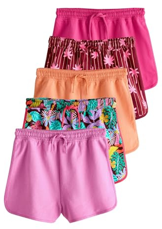 NEXT Mädchen Racer-Shorts im 5er-Pack