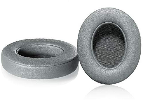 Beats Studio 2/3 Ersatz Ohrpolster, jarmor Memory Foam Ear Cushion Pads Cover für Beats Studio 2.0 Verkabelt/kabellos B0500/B0501 & Studio 3.0 über Ohr Kopfhörer by dr. dre nur, grau