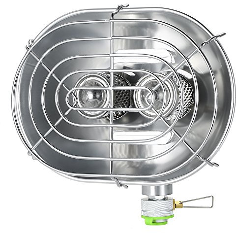SUNRIS BRS-H22 Double Head Gas Stove Heater for Winter Outdoor Camping Fishing Warmer
