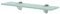 vidaXL Wand Regal Glasregal Glasboden Glasablage Badregal Glas 40x10 cm 8 mm
