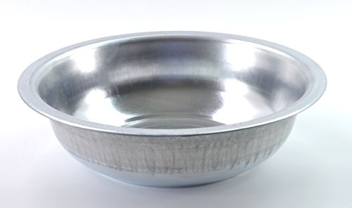 TT 5 Stück ZINKSCHALE 32 x 8 cm Pflanzwanne Waschschüssel Metallschale Zink Schüssel Silber Farben Wanne Metallschalen