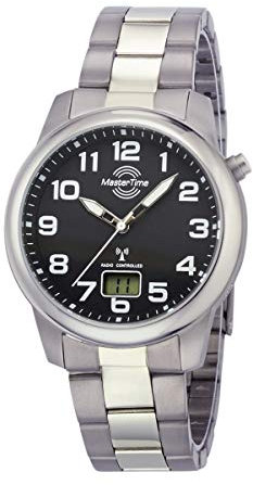 Master Time Funk Quarz Herren Uhr Analog-Digital mit Titan Armband MTGT-10651-50M