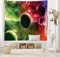 ABAKUHAUS Psychedelisch Wandteppich und Tagesdecke Cosmos Galaxy Nebulaaus Weiches Mikrofaser Stoff 230 x 140 cm Farben verblassen Nicht, Magenta Green