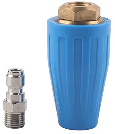 Ugello rotante Turbo per lavatrice a pressione 4.0 GPM ad alta velocità 1/4, presa di connessione rapida 3600 PSI / 250 Bar, accessorio di pulizia 2,5 GMP