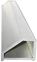 Glaszentrum Hagen - Schwallschutz - Überlaufprofil - Schwallleiste - Aluminium (2m trapez)