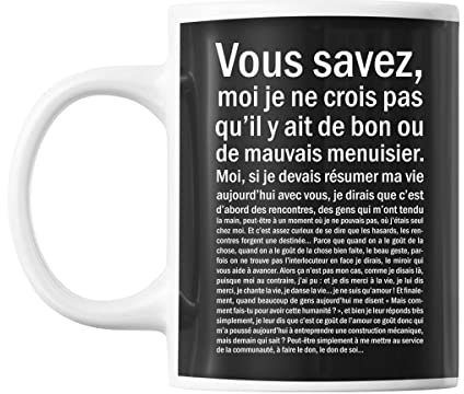 Mug Menuisier Bon ou Mauvais