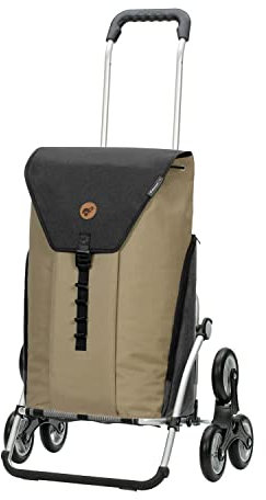 ANDERSEN Einkaufstrolley - Treppensteiger Royal Shopper Ture beige 50 L Einkaufswagen,robust,vielseitig, Aluminium, klappbar, Räder abnehmbar, ...