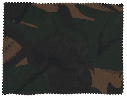 Walker and Hawkes - Wax 100% Cotton Canvas Fabric Cloth Soft Finish Waxed Waterproof Cloth - Camo - 1m (100 x 150cm)