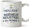 MUGFFINS Tazas para INGENIERO INDUSTRIAL hombre - En Francés - Meilleur du Monde - 11 oz / 330 ml - Regalo original y divertido