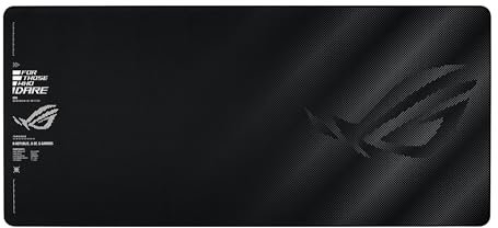 ASUS ROG Sheath II XXL Gaming-Mauspad (900 x 400 mm großes Mousepad, kühlendes Gewebe, optimierte Oberfläche für Esport und Gaming, ausfransungssichere, flach genähte Kanten, Schwarz)