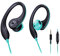 mucro Sport Earbuds Wired in-Ear Headphones with Over Ear Hook Earclip Running Earphones Wrap Around Ear Buds Compatible with Smartphone Laptop Tablet MP3-3.5mm Jack