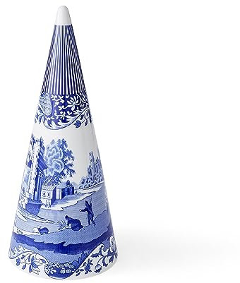 Blauer Italienischer Weihnachts-Formschnitt, 33 cm, einzeln