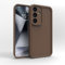 PanXCase Funda para Samsung Galaxy S23 FE - Carcasa Silicona Delgada Suave Ligera Elegante Diseño, Protección Cámara Antichoque Antiarañazos Cover (Marrón)