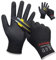 KAYGO 2 Paar Arbeitshandschuhe Schnittfest Level 5, KG21N, Nitril Beschichtet Rutschfester Griff, Maschine Waschbar, EN388 4X42C Schnittschutz Handschuhe für Lager, Bau (Schwarz, XL, Gr 10)