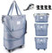 Arxus Reisetasche Erweiterbar mit Rollen, Faltbare Handgepäck Tasche Großer Reisetaschen für Damen und Herren zum Reisen Sport Camping Weekender Übernachtung 25L-55L
