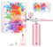 Kit de aerógrafo portátil inalámbrico recargable para maquillaje, equipado con manguera,rot,para Maquillaje, Nail Art, Pastel, Pintura de Tartas y Pintura de Maquetas