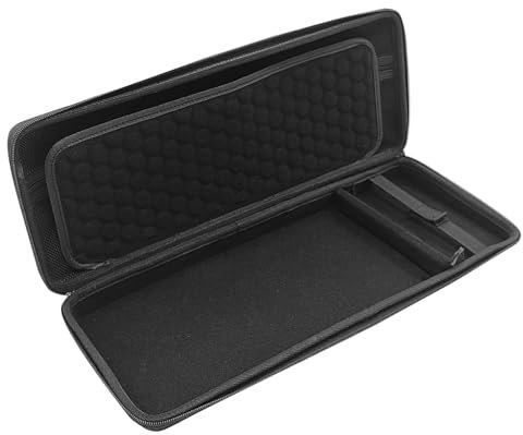 Musiin Custodia MIDI per controller, compatibile con Ableton Move e Arturia MicroLab MK3, tasca a rete integrata e scomparto per cavi, design fisso, ideale per viaggi e performance dal vivo