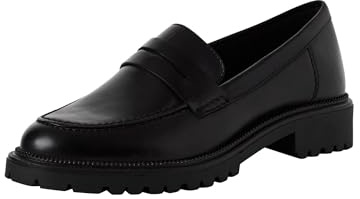 Tamaris Slipper Leder | Eleganter Tamaris Damen-Loafer mit Blockabsatz – stilvoll, bequem und vielseitig kombinierbar für Alltag.