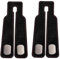 2 Pcs Car Seat Back Double Hooks, Upgraded 2 in 1 Car Back Seat Headrest Hooks Car Seat Organiser Hooks, Multifunctional Car Hanger for for Bags, Purses, Handbags