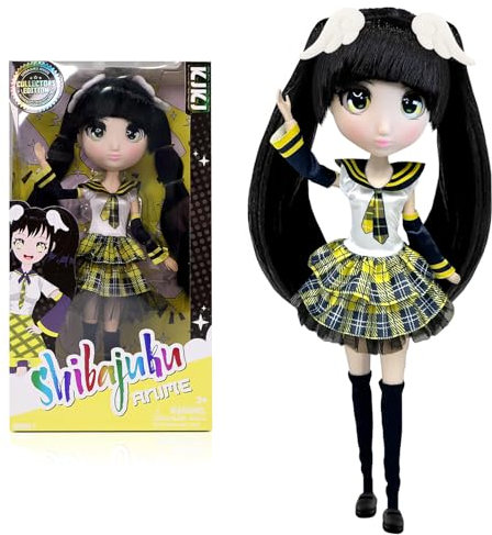 Bandai Shibajuku – Puppe Kiki 30 cm – offizielles Lizenzprodukt Shibajuku Anime – große Puppe Kawai im japanischen Stil – Sammlerpuppe Edition Kiki mit Zubehör – Spielzeug für Kinder ab 3 Jahren –