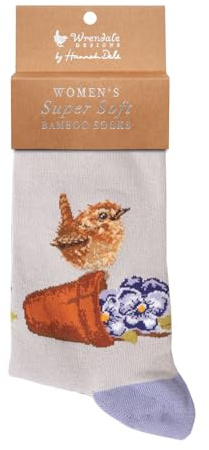 Wrendale Designs - Pottering About' Wren Socks