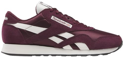 Reebok Unisex Children's Low Leather Trainers, Black Cherry Black Cherry Scarf, 8.5 UK