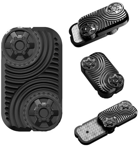 7JI Fidget Toys Erwachsene,Metall Slider Fidget Toys Magnet,Rotation Slider EDC Fidget,ADHC Spielzeug Erwachsene,zappelspielzeug,Anti Stress Geschenke für Herren