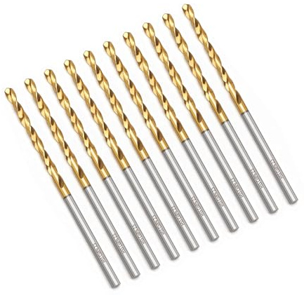 HSAWBIT BOX OF 10 x 2.5MM M42 HSS DRILL BIT SET/METAL DRILL BITS FOR HARD METALS/COBALT DRILL BITS FOR STAINLESS STEEL, CAST IRON, Copper