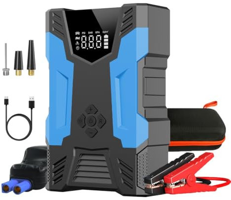 Starthilfe Powerbank mit Luftkompressor