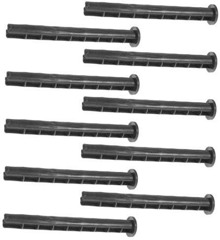 TOPBATHY 10pcs Wheelie Bin Replacement Parts Plastic Trash Can Lid Latch Pins Hinges for Outdoor Garbage Can Lock with Stable Connection Essential Component for Repair and Maintenance