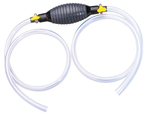 Yardwe Pompa Manuale Travaso Liquidi con Tubo Resistente all Olio Alta Portata per Benzina Gasolio Acqua Uso Auto e Viaggi