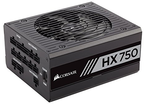 Corsair HX750 unidad de - Fuente de alimentación (750 W, 100 - 240 V, 47 - 63 Hz, 5 - 10 A, 750 W, 9,6 W)