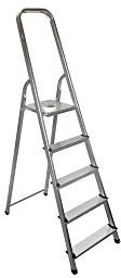 ARTUB Escabeau Aluminium En131 5 Marches 2M98 Éco