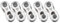 VGEBY1 5Pairs Bicycle Chain Link, Steel Bicycle Chain Joint Cycling Accessory for 6, 7, 8, 9, 10 Speed Chain(8/7/6 speed)