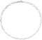 Jobo Damen-Halskette aus 925 Sterling Silber mit 145 Zirkonia 45 cm