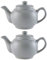Price & Kensington Traditional Ceramic Tea Serving Teapot 2 Cup Matt Grey (Pack of 2)