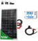 Kit 100W PRO 12V panel solar placa monocristalina Tecnología PERC alta eficiencia para caravanas autocaravanas