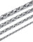 Jewow Edelstahl (6mm,76cm) Halskette für Herren Breite 4/6/8/10mm, Länge 36-76cm Wählbar