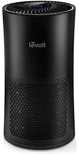 LEVOIT Air Purifiers for Home Large Room With Air Quality Monitor, Quiet for Bedroom, 3-in-1 Filter, Auto Mode, LV-H133, Black