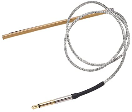 Piezo-Tonabnehmer, Brücken-Pickup Metall mit hoher Empfindlichkeit, Geräuschlos und Verschleißfest für Akustikgitarren, Live-Auftritte und Studioaufnahmen