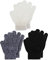 Geyoga 3 Paar Winter Kinder Gestrickte Handschuhe Warme Kinder Strickhandschuhe Elastische Fäustlinge (Klassisch, S)