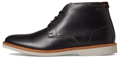 Clarks Atticus LT Mid, Dunkelbraunes Leder, 9.5