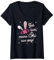 Apres-Ski Geh Leck meine Ski san weg! Lustiges Skihaserl T-Shirt mit V-Ausschnitt