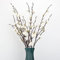 LGEGE Künstliche weiße Pflaumenblüten, 6 Stück, künstliche Blumen, Seidenstoff, Kunstblumen, Blumenstrauß für Zuhause, Küche, Büro, Hotel, Dekoration, Blumenarrangement, Tafelaufsätze für den Tisch