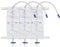 3 Pack 1000ml Beinbeutel Urindrainagebeutel, Urinsammelbeutel Drainagebeutel mit 2 Riemen, Anti-Reflux-Ventil (1000ml)