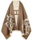 EXTREE Scarfs for Women Pashmina Silky Shawl Wrap for Evening Dressing Blanket Open Front Poncho Cape, Abl-brown, Medium
