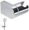 Shower Head Holder, 360° Adjustable Angle Handheld Shower Head Bracket, Universal Shower Bracket Wall Mount Hand Shower Holder Replacement for Bathroom, Silver
